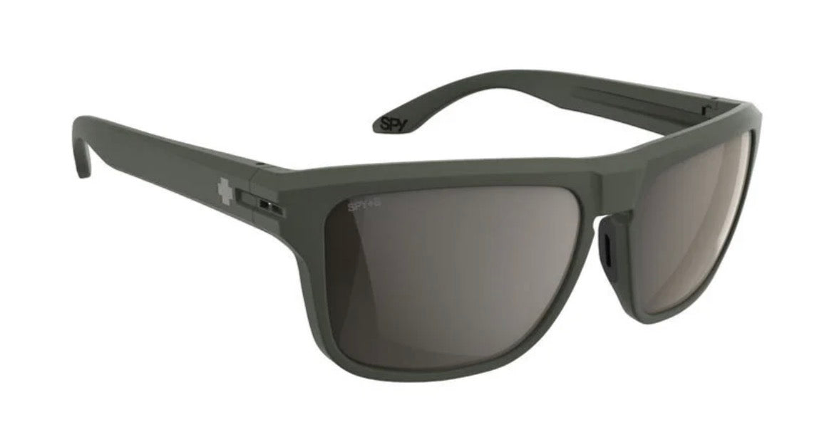 Spy Optic REGION Sunglasses - Matte OLIVE ANSI / Happy Bronze PEWTER Mirror Lens