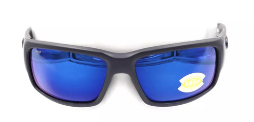 Costa Del Mar FANTAIL Sunglasses - Blackout / Blue Mirror Polarized 580P Lens
