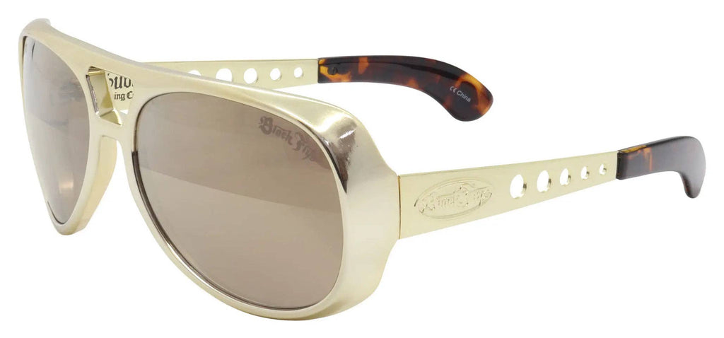 Black Flys King Fly SUBLIME Collab Sunglasses - Chrome / Smoke Lens