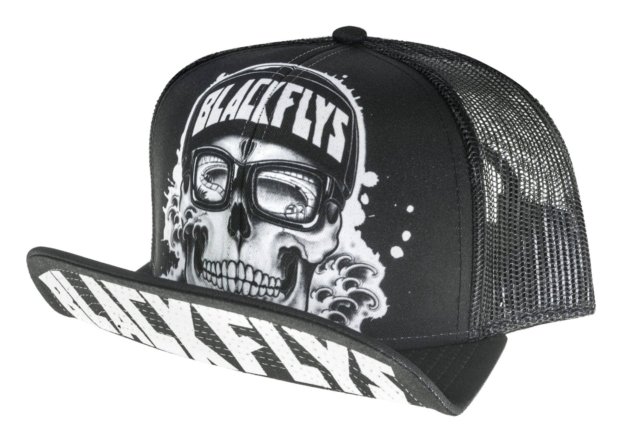 Black Flys Backyard Homie Flip-Bill Trucker SnapBack Hat